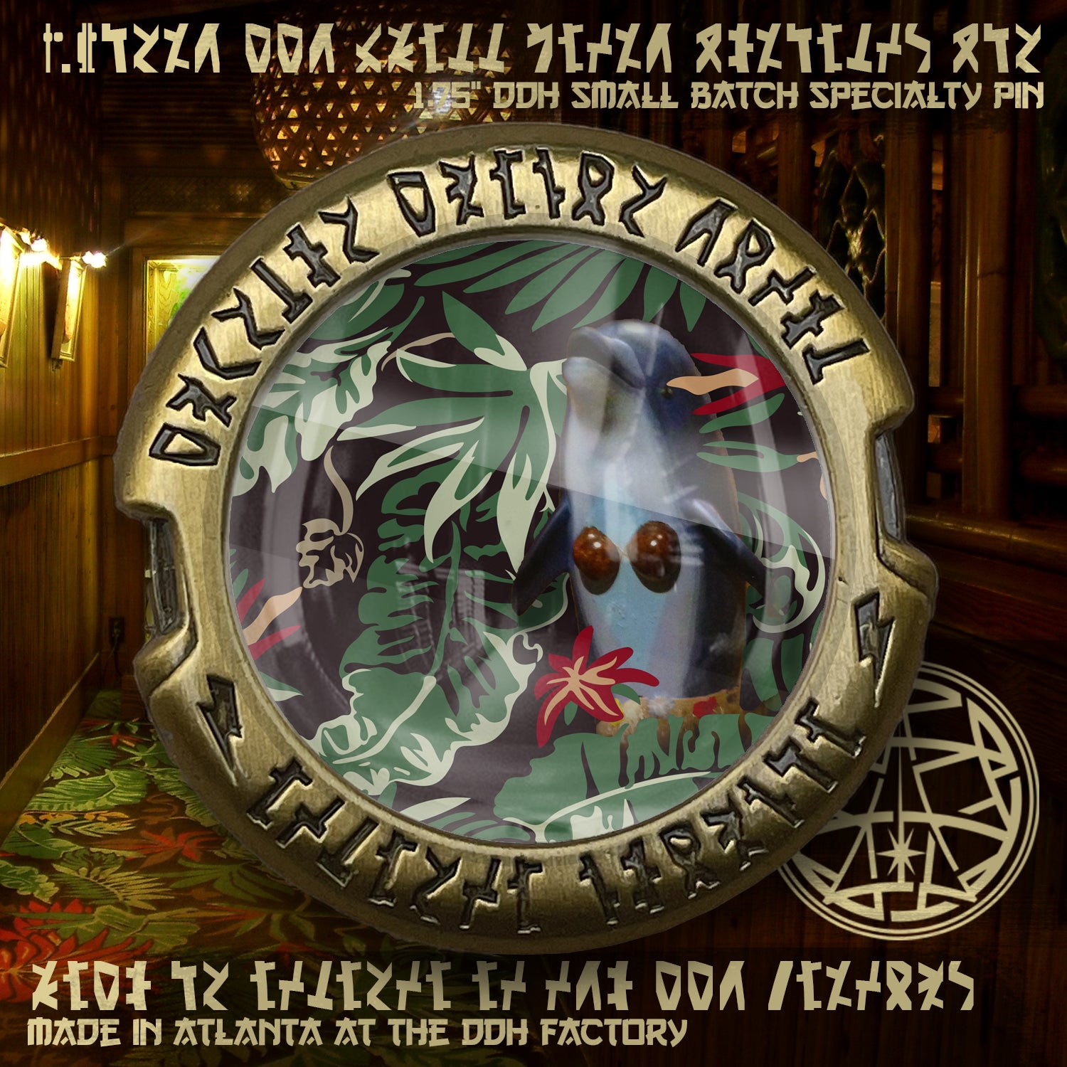 Vic's Secret carpet DDH made Printed Pin