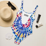 Carpet Tie Dye Print One-Piece Swimsuit