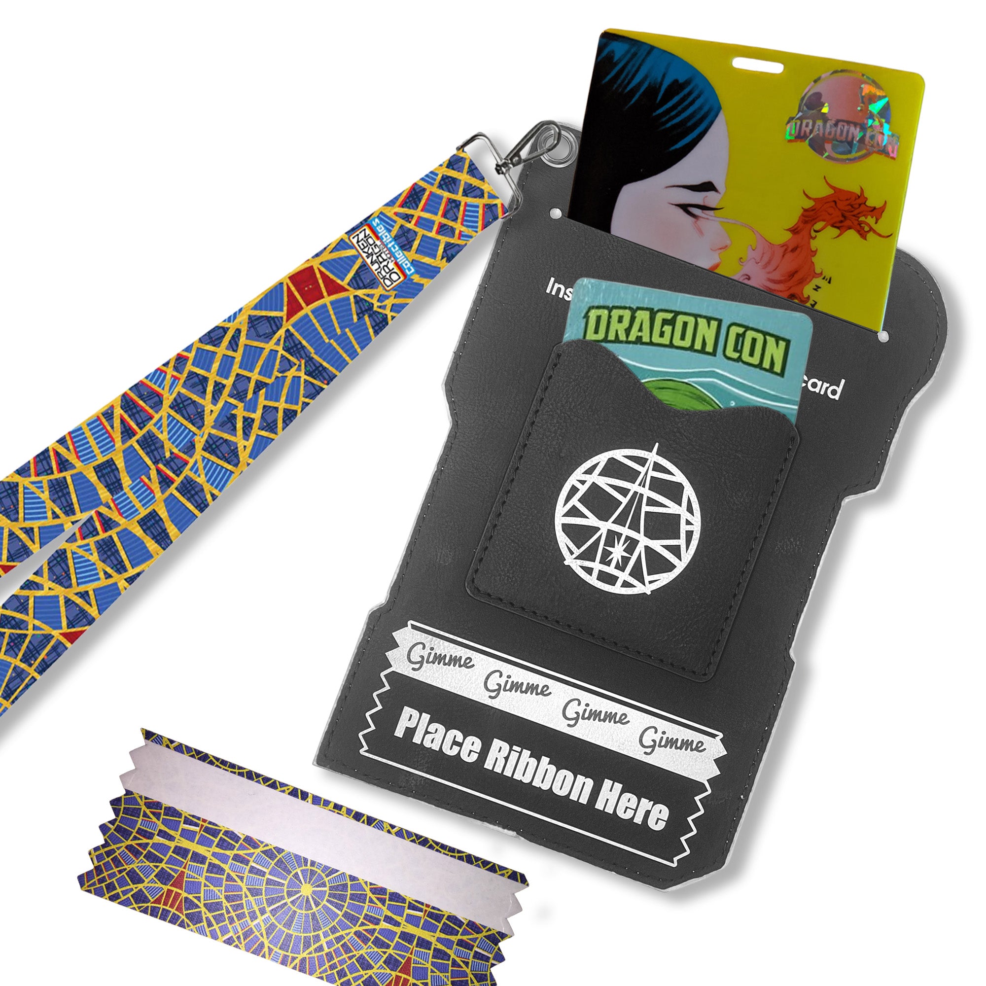 Hyatt Carpet DCON Pass Badge Holder