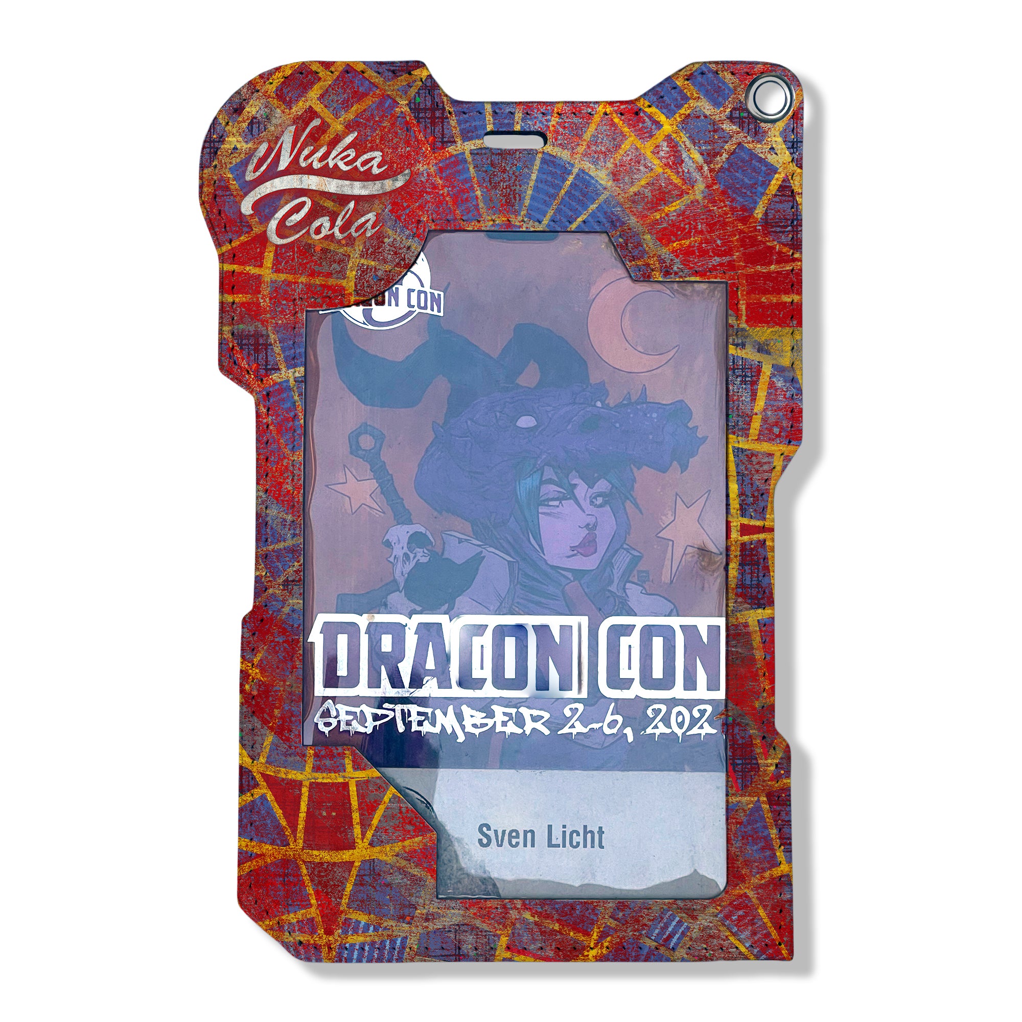 Fallout Nuka Carpet DCON Pass Badge Holder