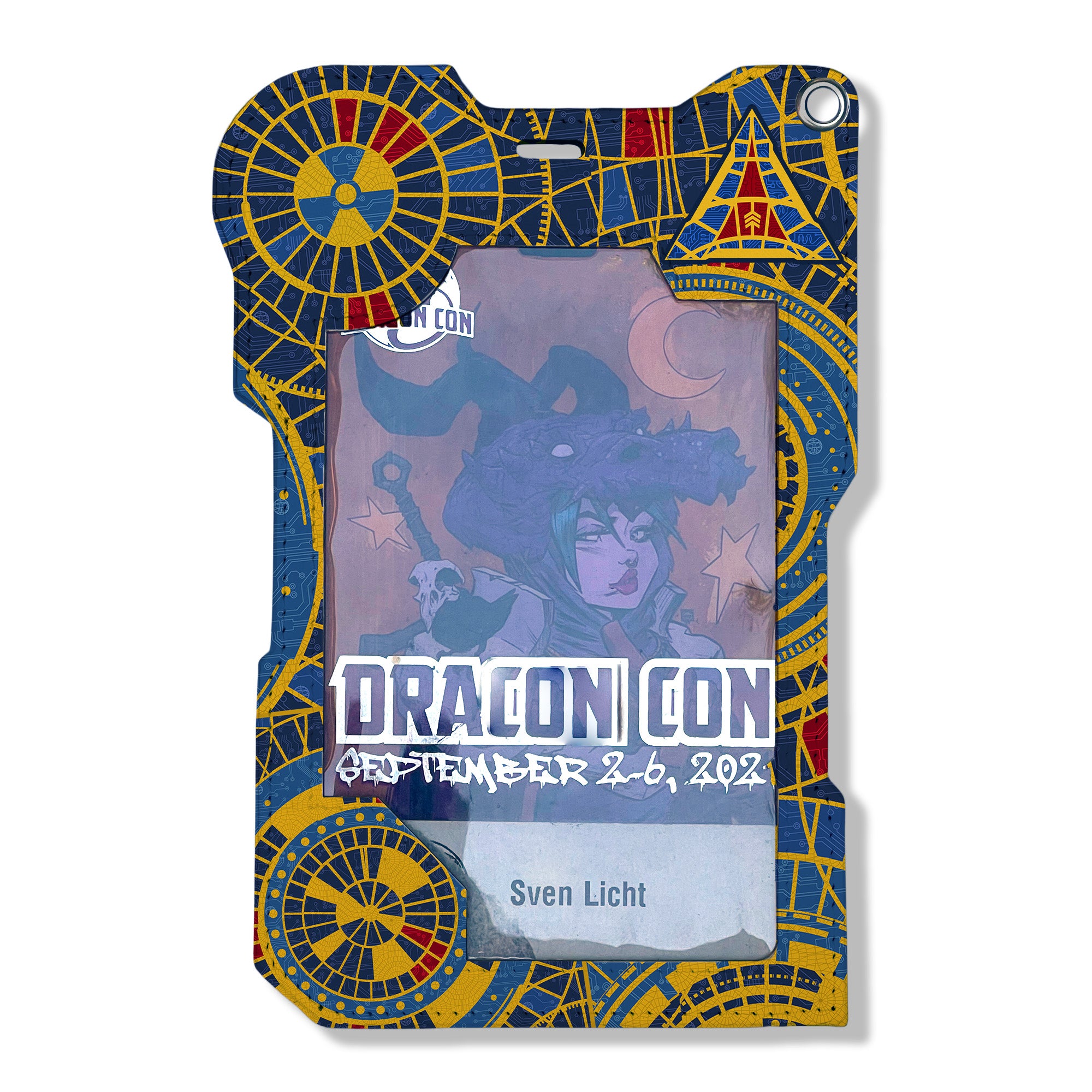 Cyber Punk Carpet DCON Pass Badge Holder