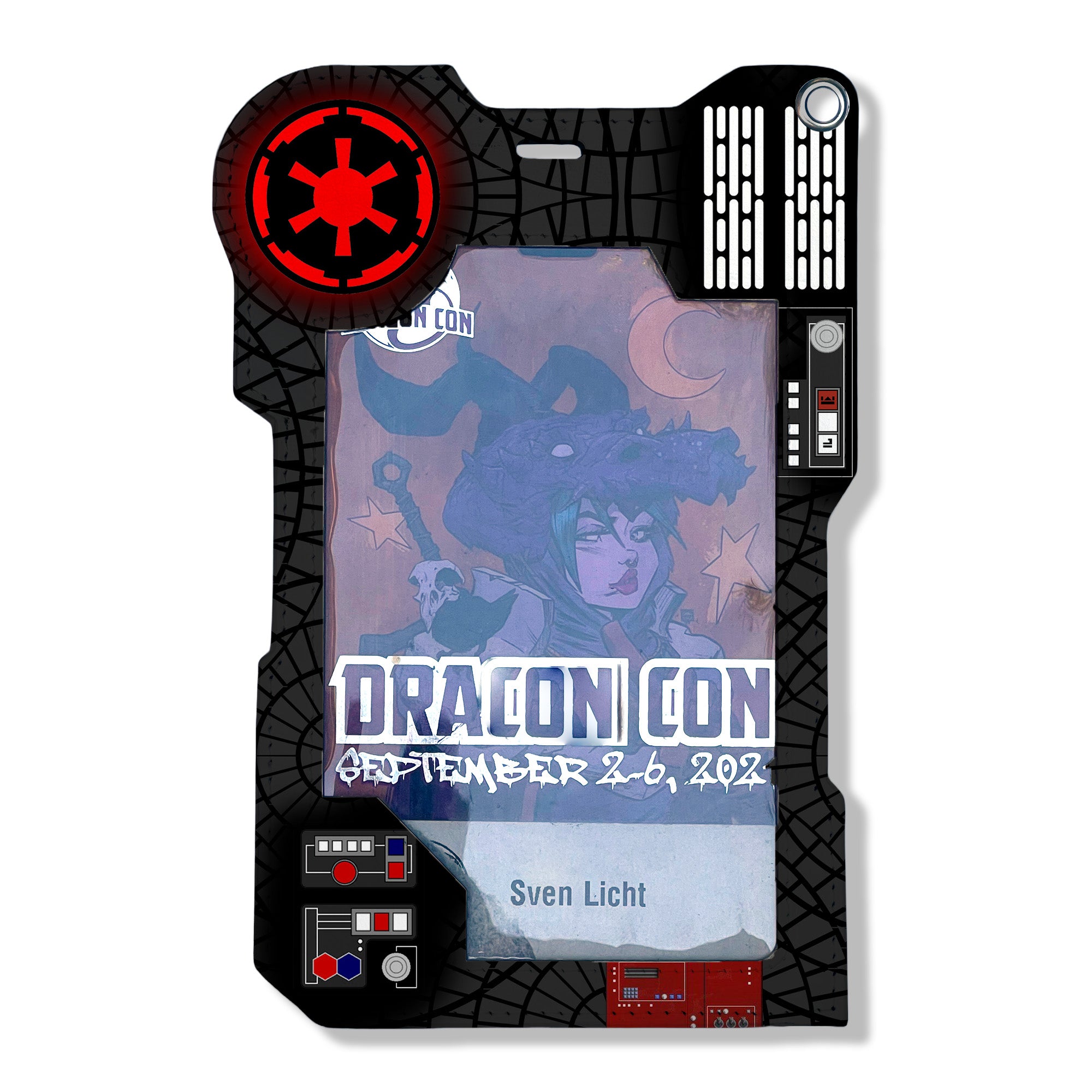 Galactic Empire Carpet DCON Pass Badge Holder