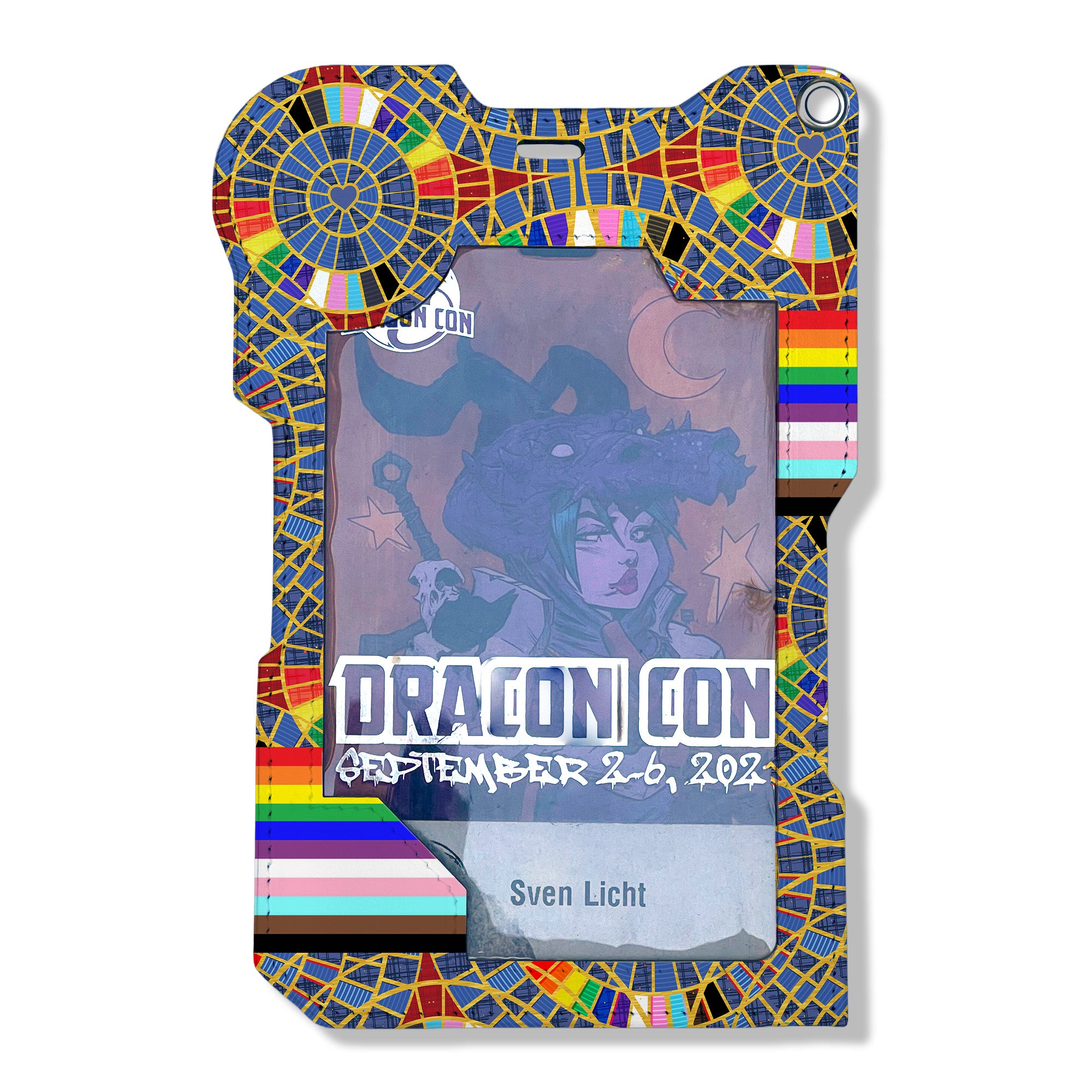 Pride Carpet DCON Pass Badge Holder