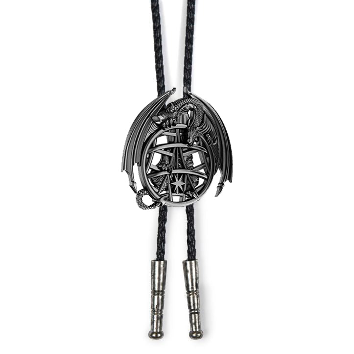 DDH Crest, Black Bolo Tie