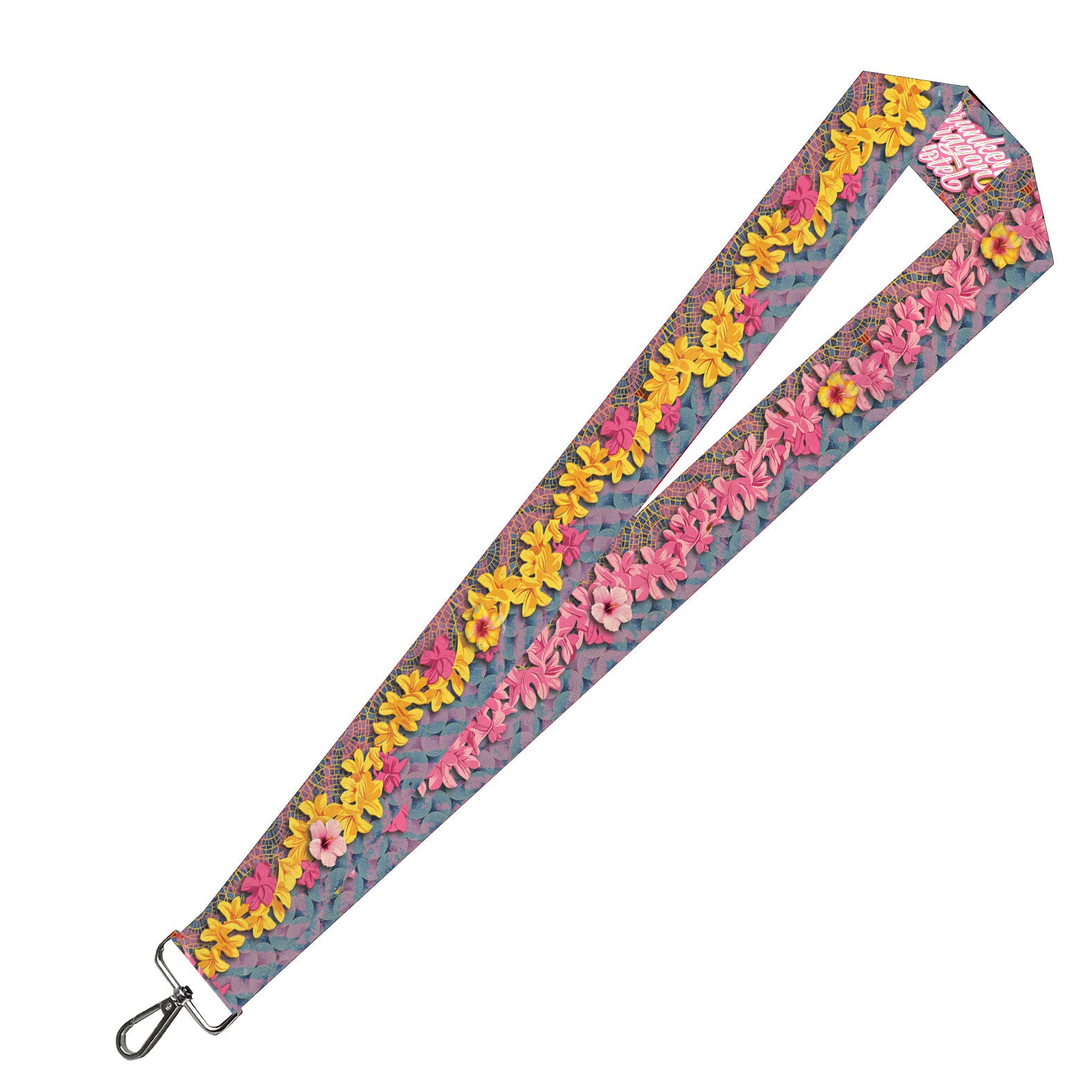 Vintage Hyatt & Marriott Carpet Dcon Luau Hawaiian Lanyard