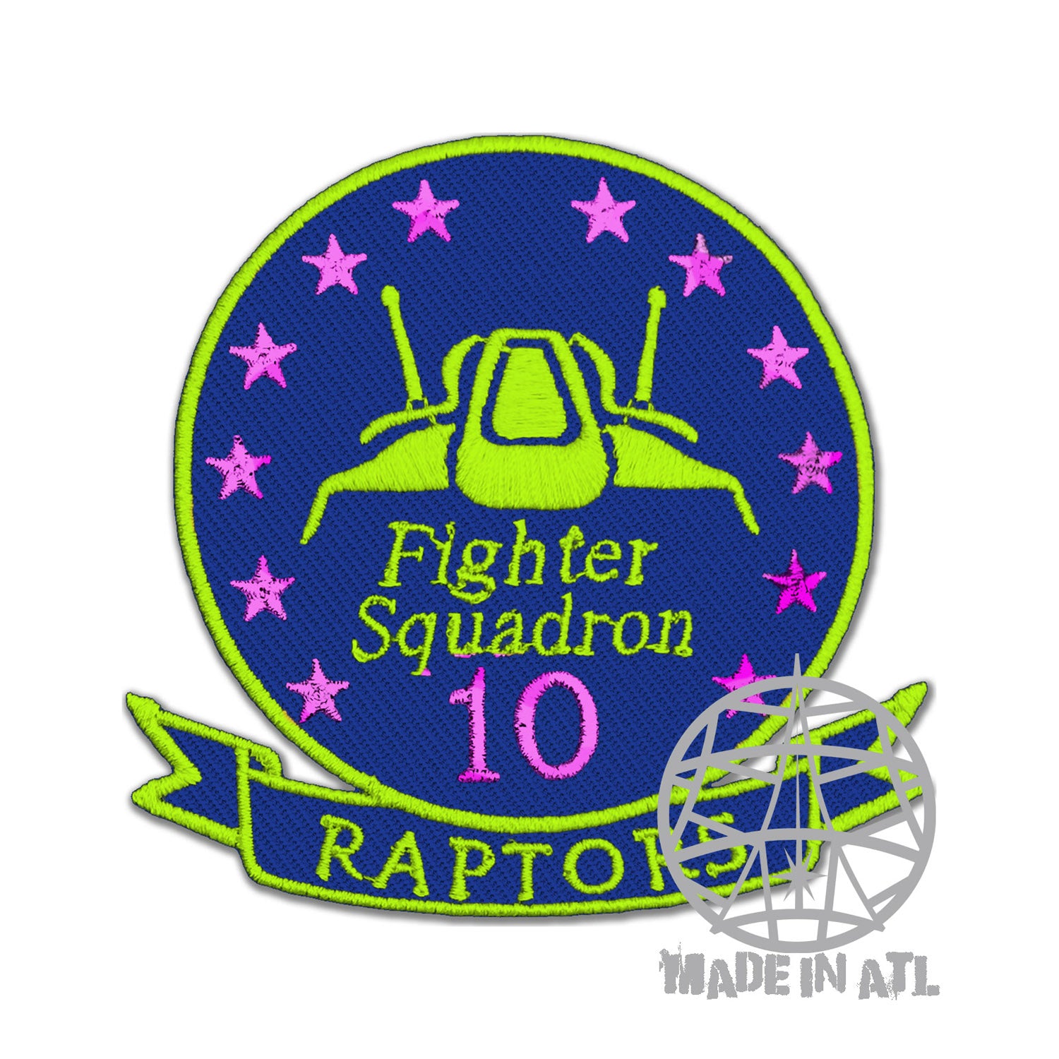 Patch NEON BSG Raptors 4”