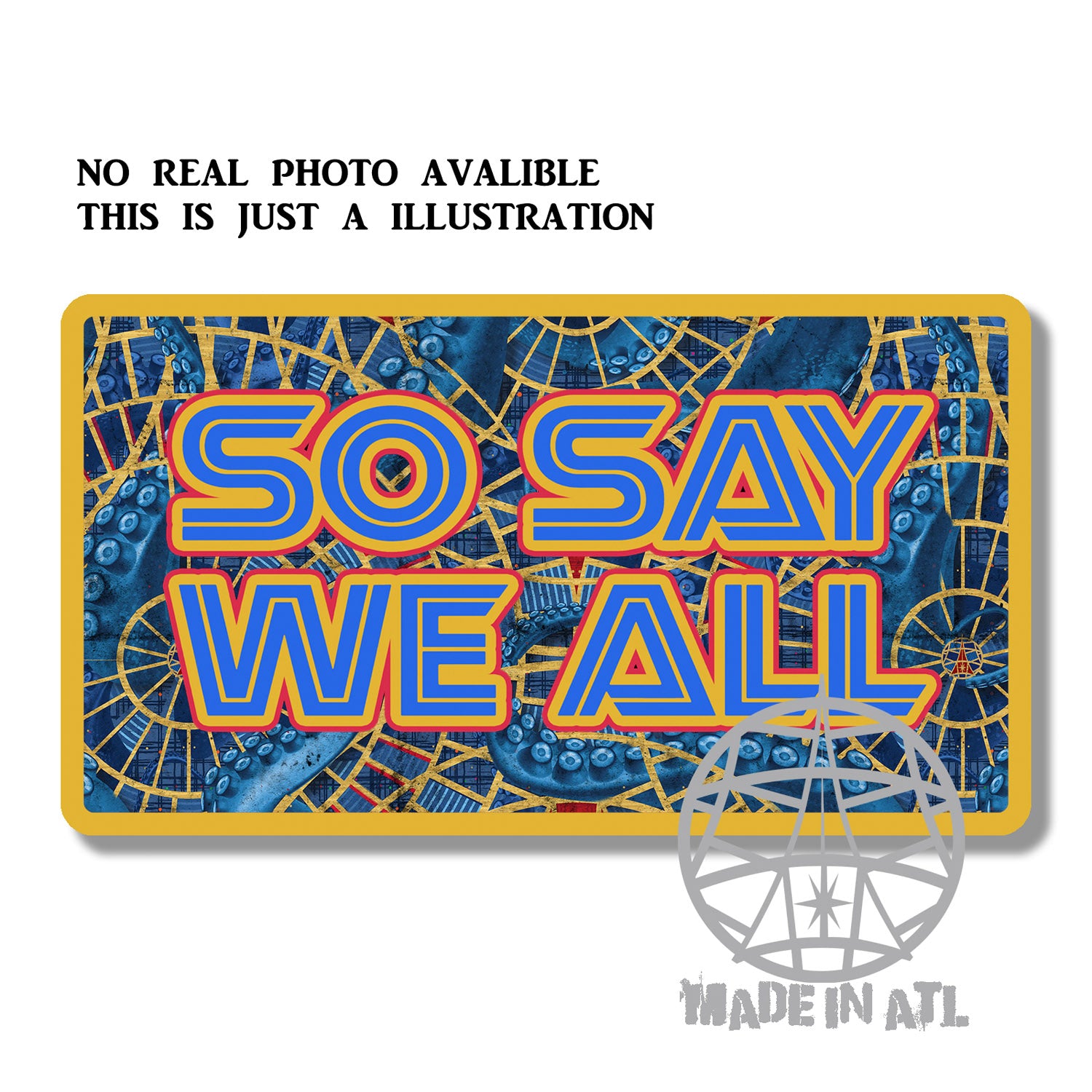 Patch So Say We All Cthulhu Carpet 4"