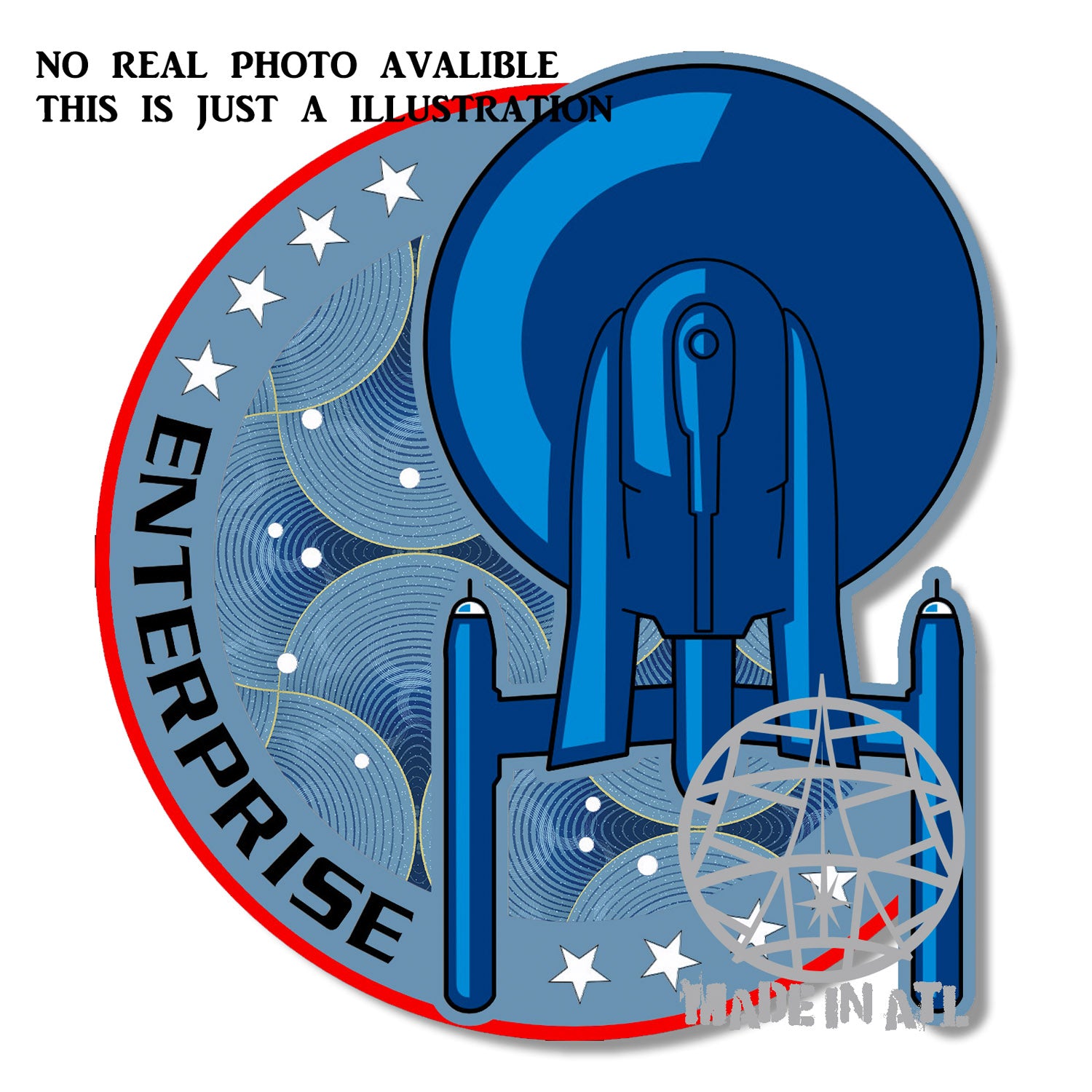 Patch Star Trek Enterprise Hyatt Carpet 3.5”