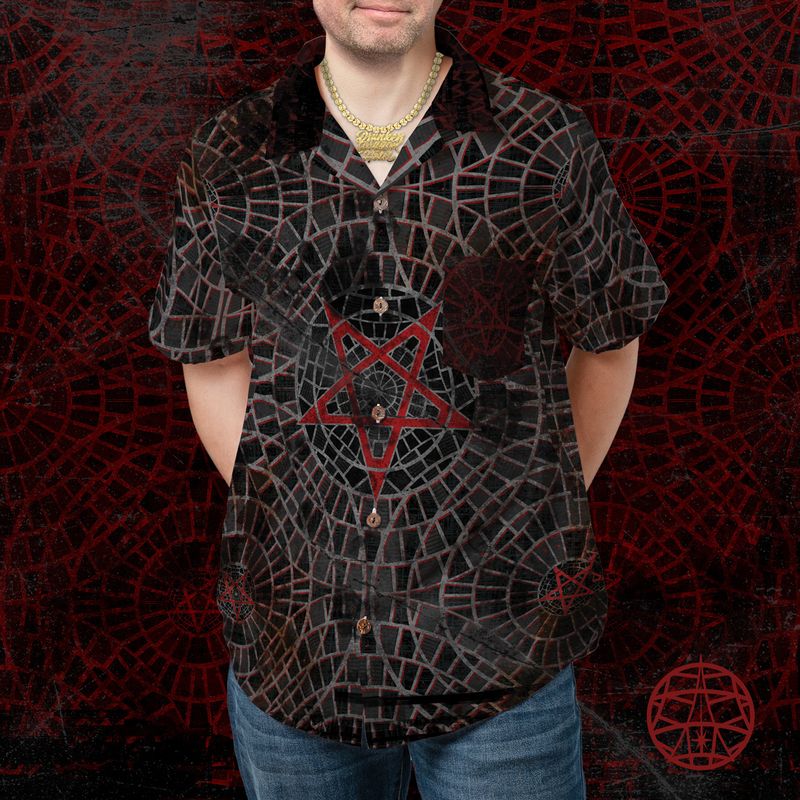 Carpetgram Goth Hawaiian Shirt (ETA 3 weeks)