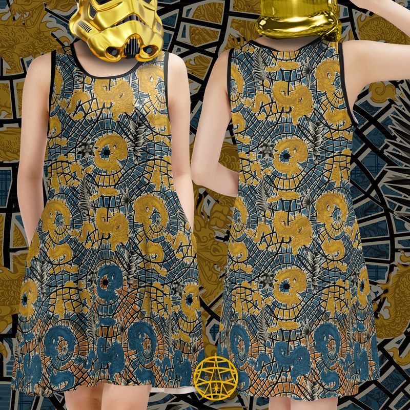 DDH Art Carpet 2025 Sleeveless Dress w. Pockets (ETA 3 weeks)