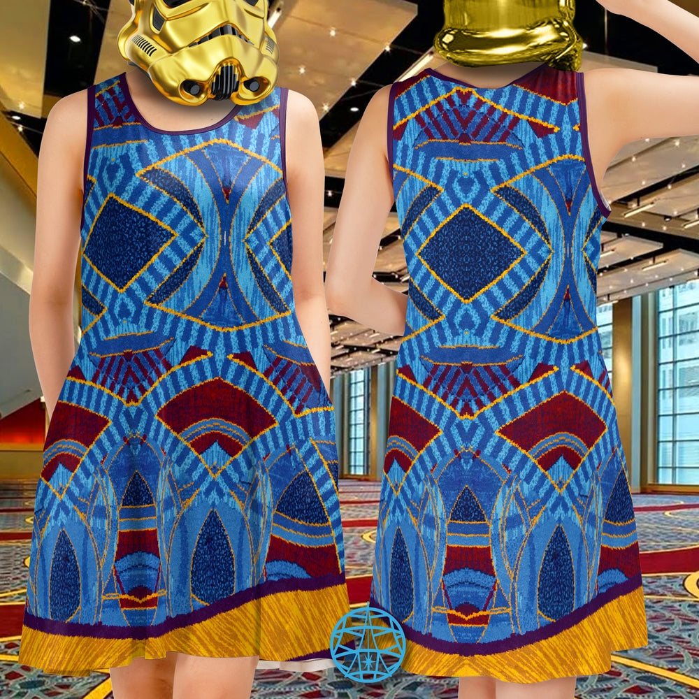 Marriott Ballroom Carpet DDH Sleeveless Dress w. Pockets (ETA 3 weeks)