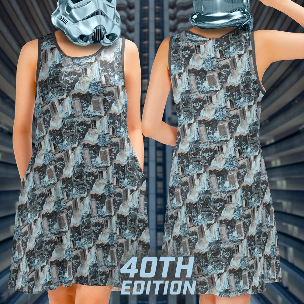 40th Sleeveless Dress w. Pockets Black Blue (ETA 3 weeks)