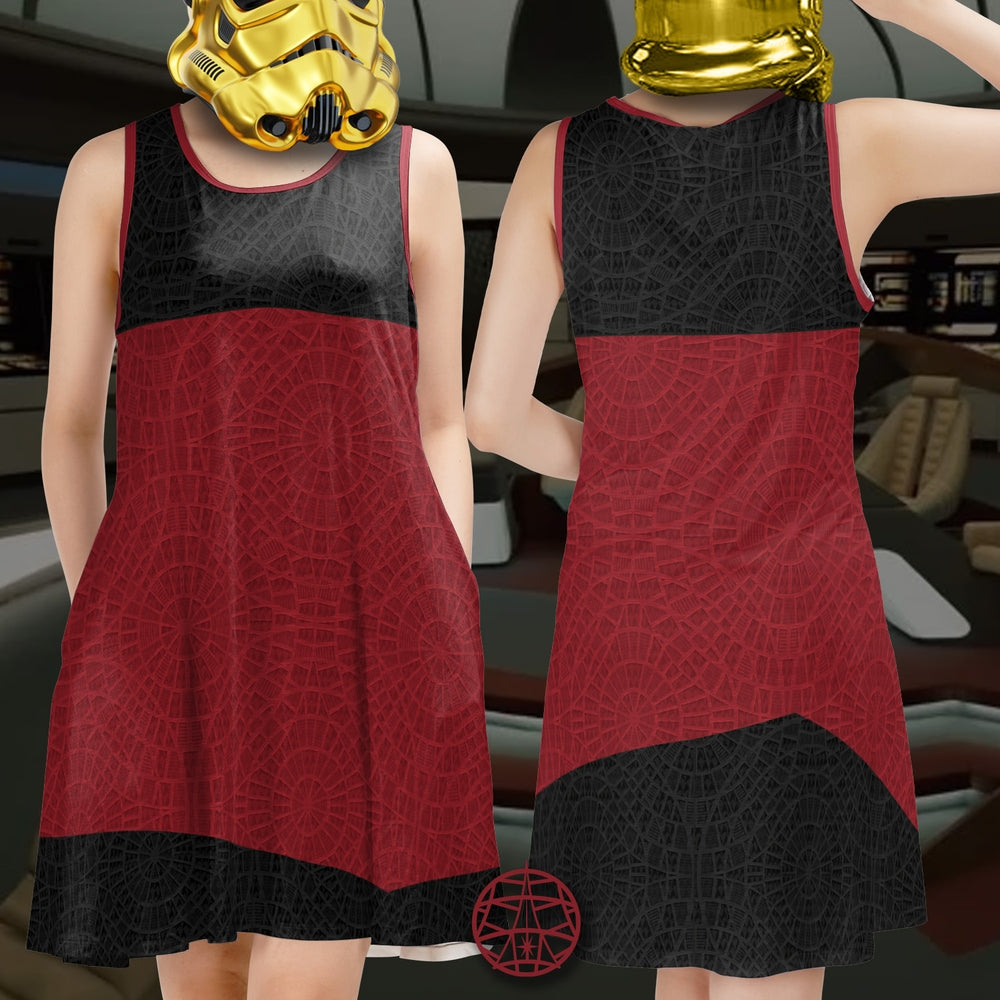Star Trek Red Carpet Sleeveless Dress w. Pockets (ETA 3 weeks)