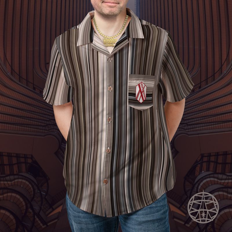 Stripe Carpet Hawaiian Shirt (ETA 3 weeks)