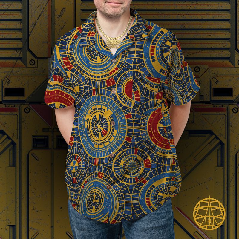 Cyber Punk Carpet Hawaiian Shirt (ETA 3 weeks)