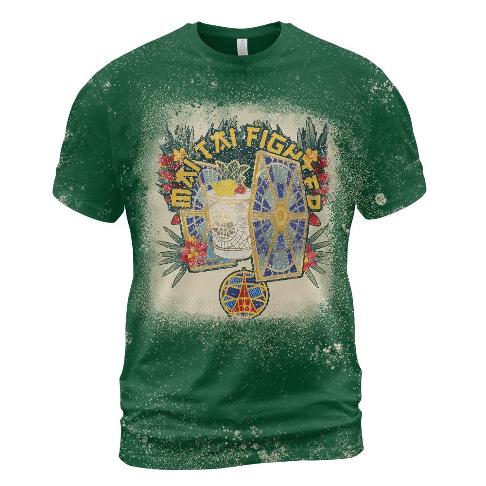 Mai Tai Fighter Tiki T-Shirt Bleached (ETA 3 weeks)
