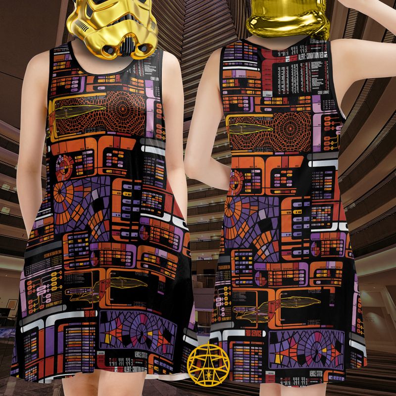 Star Trek Carpet Sleeveless Dress w. Pockets (ETA 3 weeks)