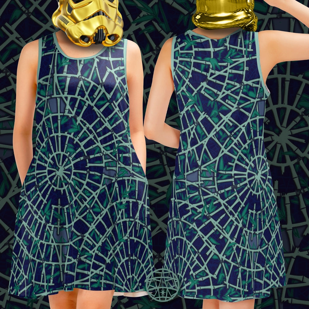 Broken Bamboo Room Carpet DDH Sleeveless Dress w. Pockets (ETA 3 weeks)