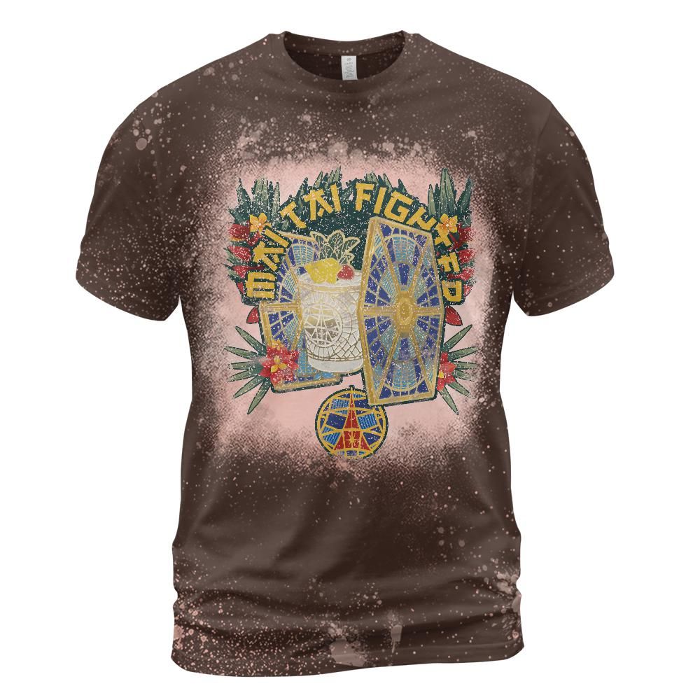 Mai Tai Fighter Tiki T-Shirt Bleached (ETA 3 weeks)