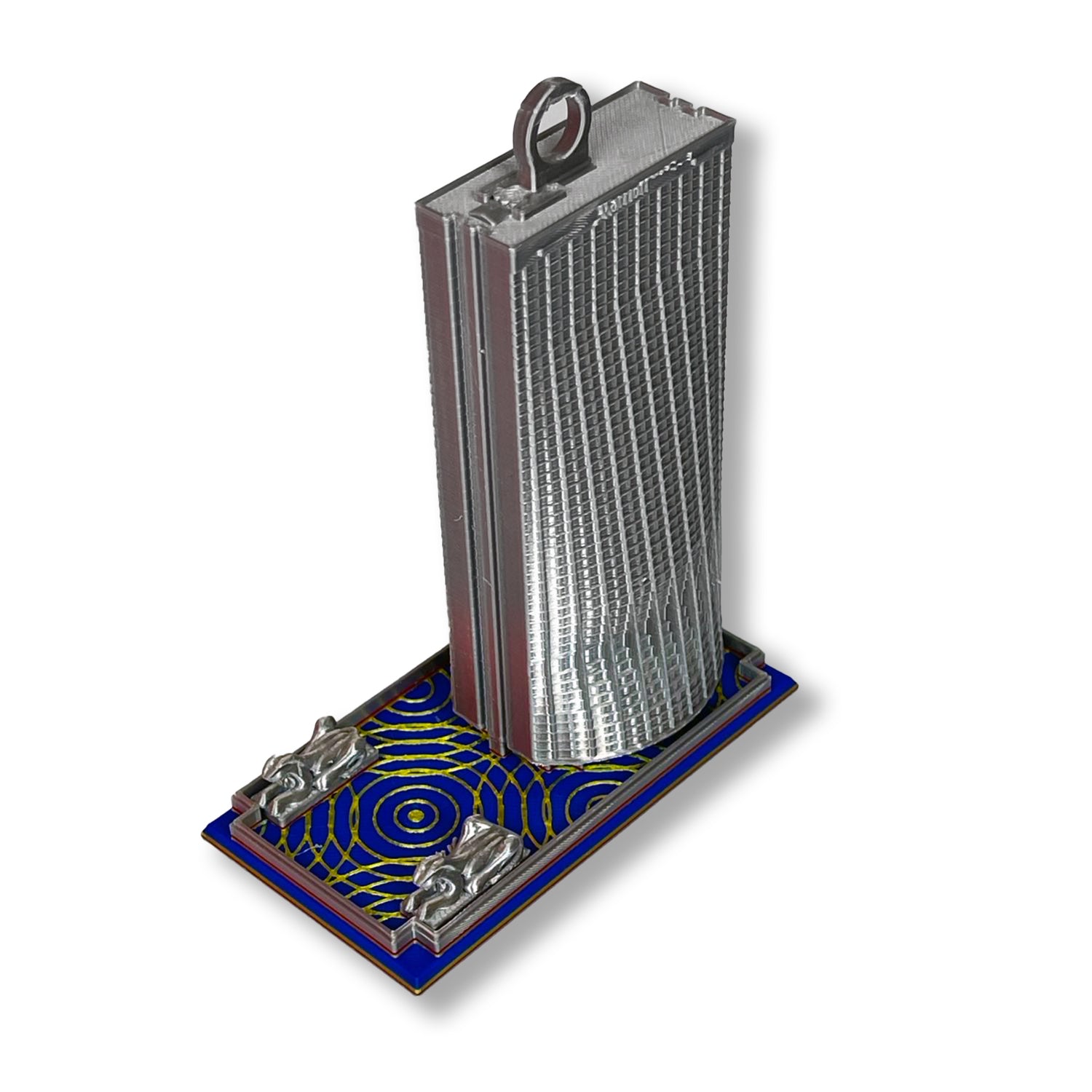 Tree Ornament Marriott silver with color