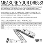 Hyatt Blue Carpet Skater Dress + Pockets (ETA 8-10 Weeks)