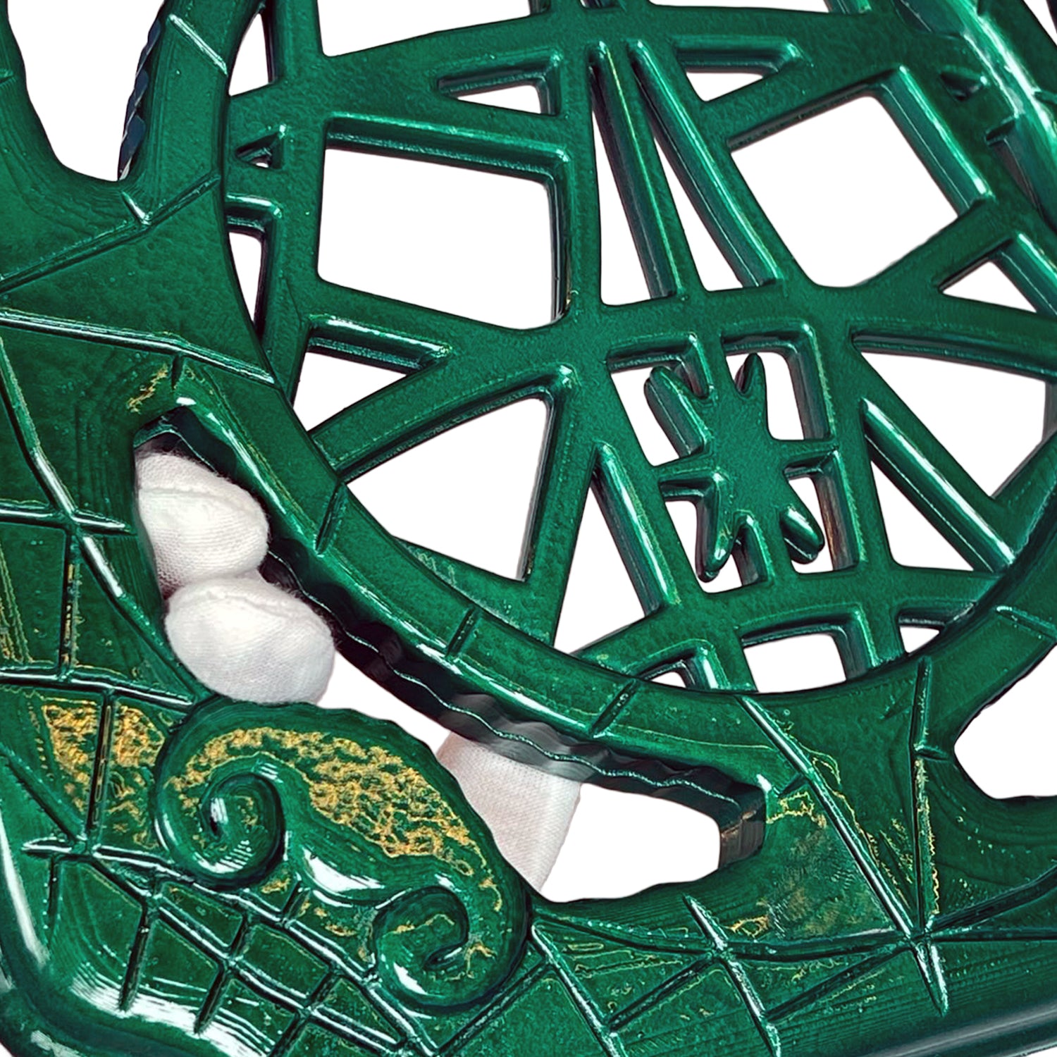 DDH Tile 9" Chinese Breezeway painted Plastic