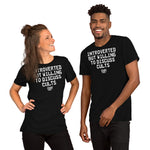 Introverted but willing to discuss Cults Unisex t-shirt (ETA 2 Weeks)