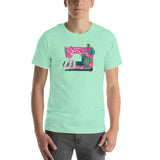 Sewing Pink Carpet Unisex t-shirt