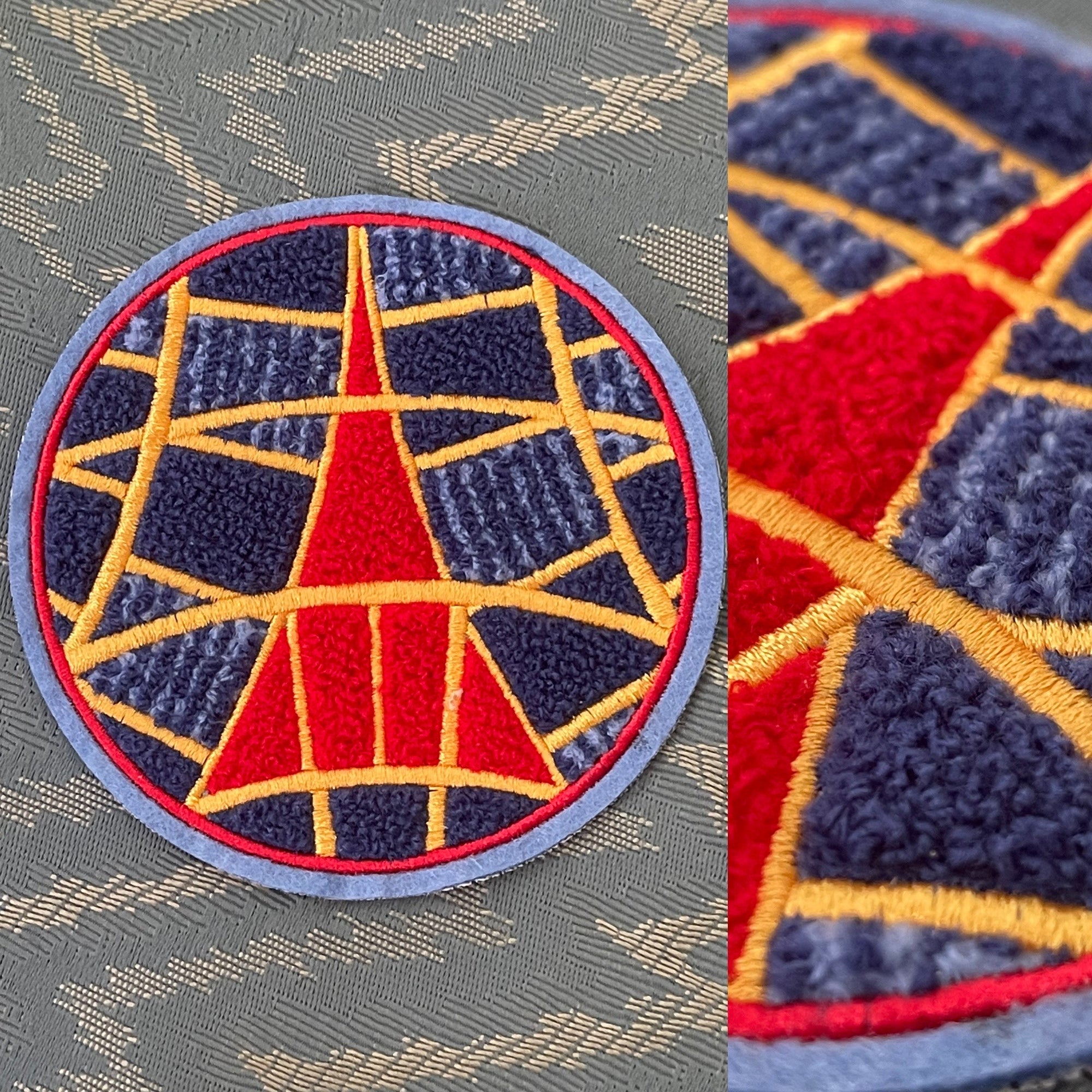 DDH Loop Pile Carpet Patch 4" (Blue)