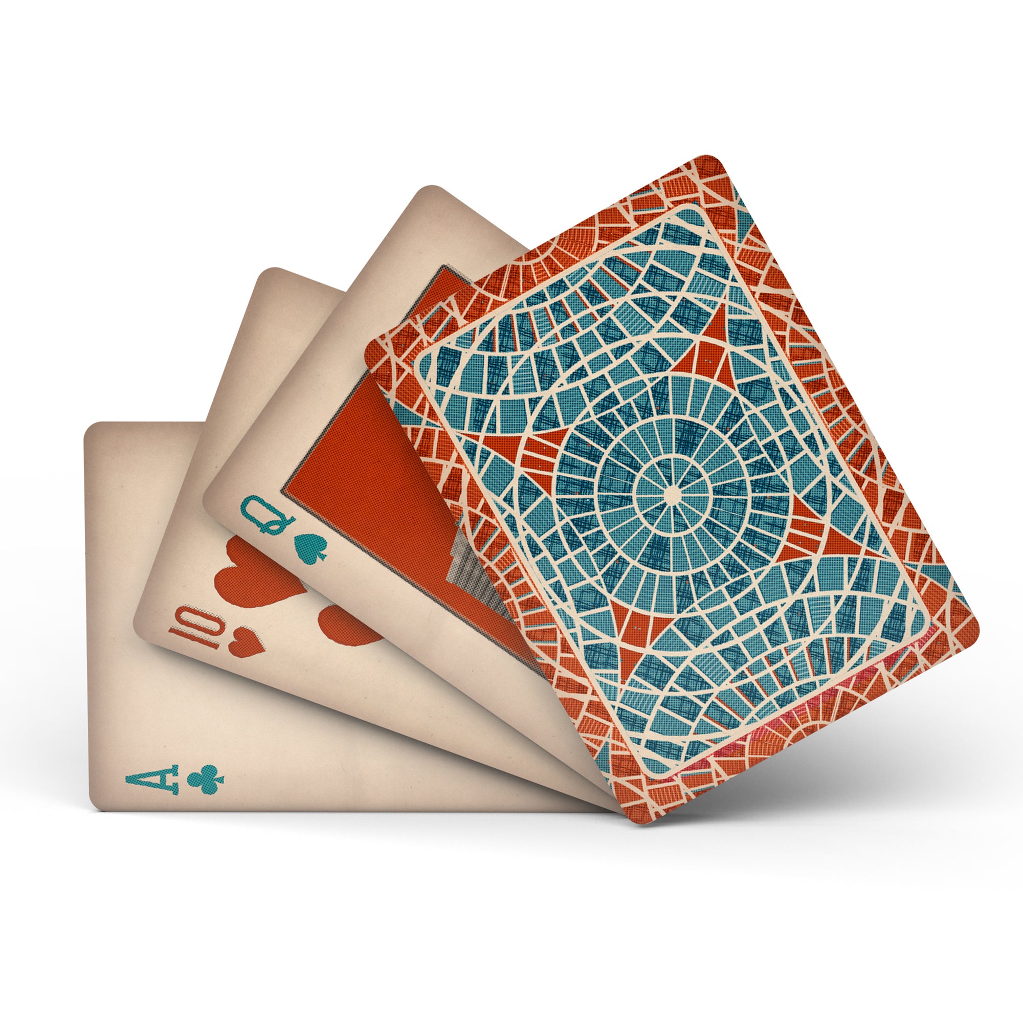 Vintage Downtown Atlanta Host-Hotel Poker Playing Cards