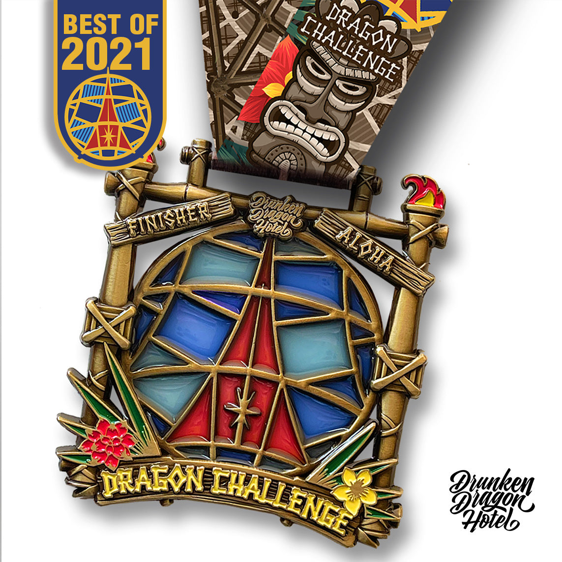 Dragon Challenge 2021 Medal + Lanyard
