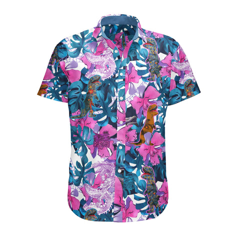 Jurassic T-Rex Hawaiian DCON edition Shirt (ETA 8-10 Weeks)