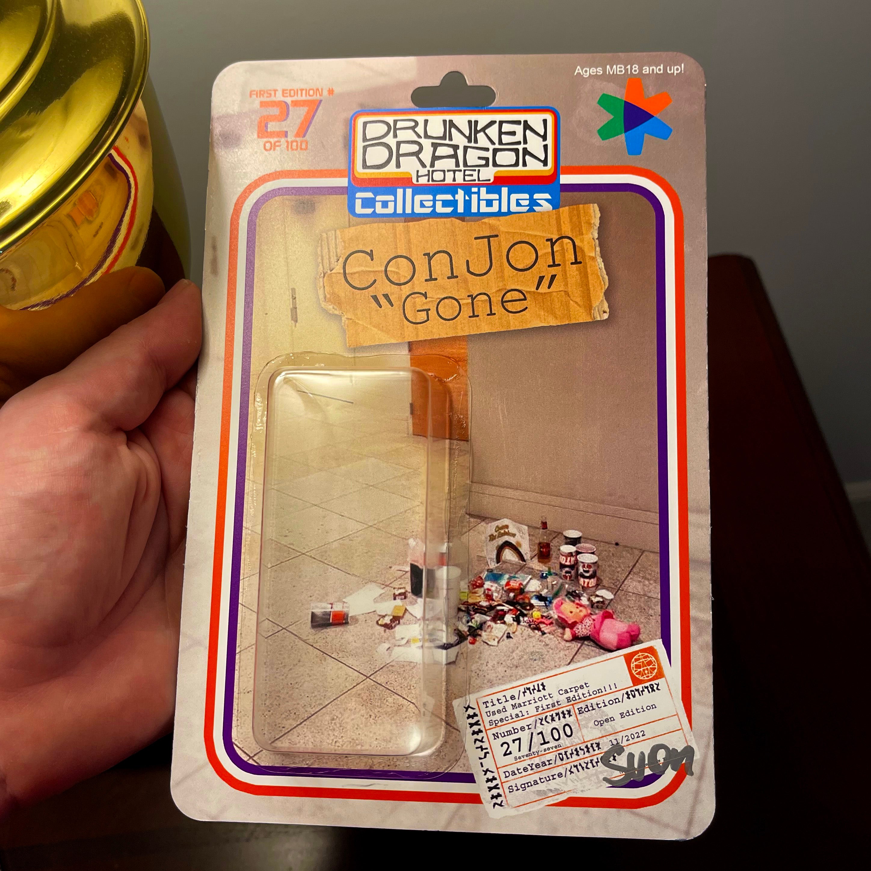 Con Jon "GONE" 100 Made, Comes Empty!!