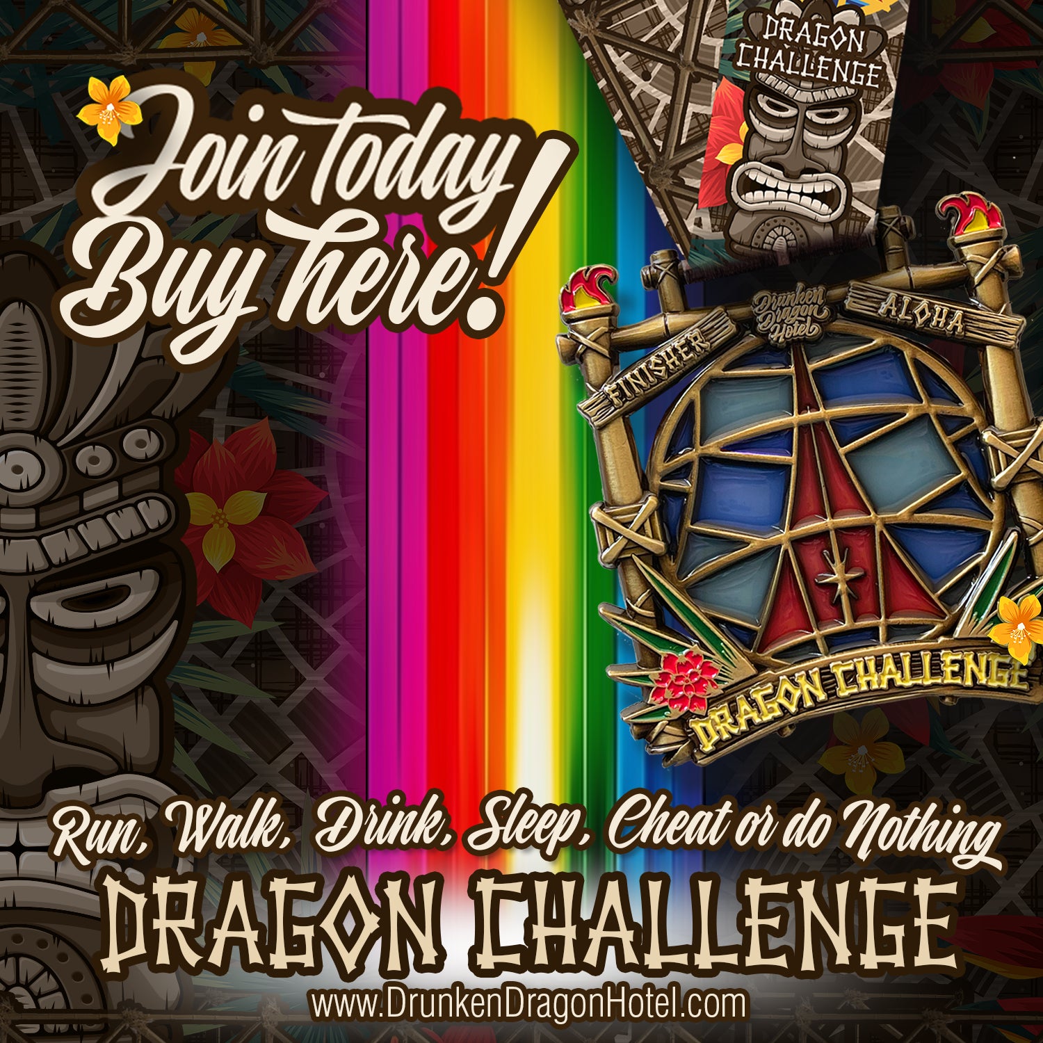 Dragon Challenge 2021 Medal + Lanyard